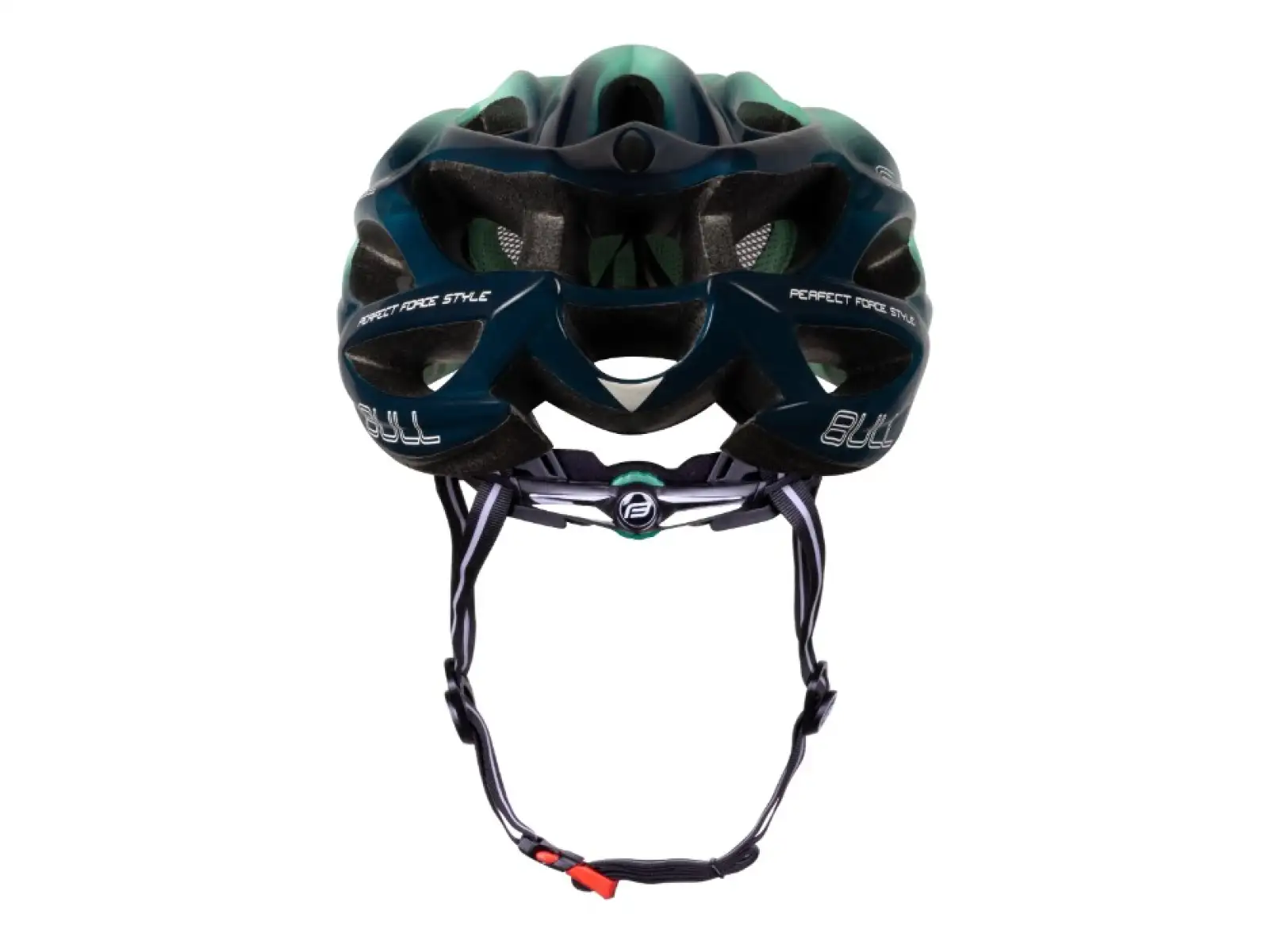 Force Bull Hue cyklistická prilba mint/navy modrá