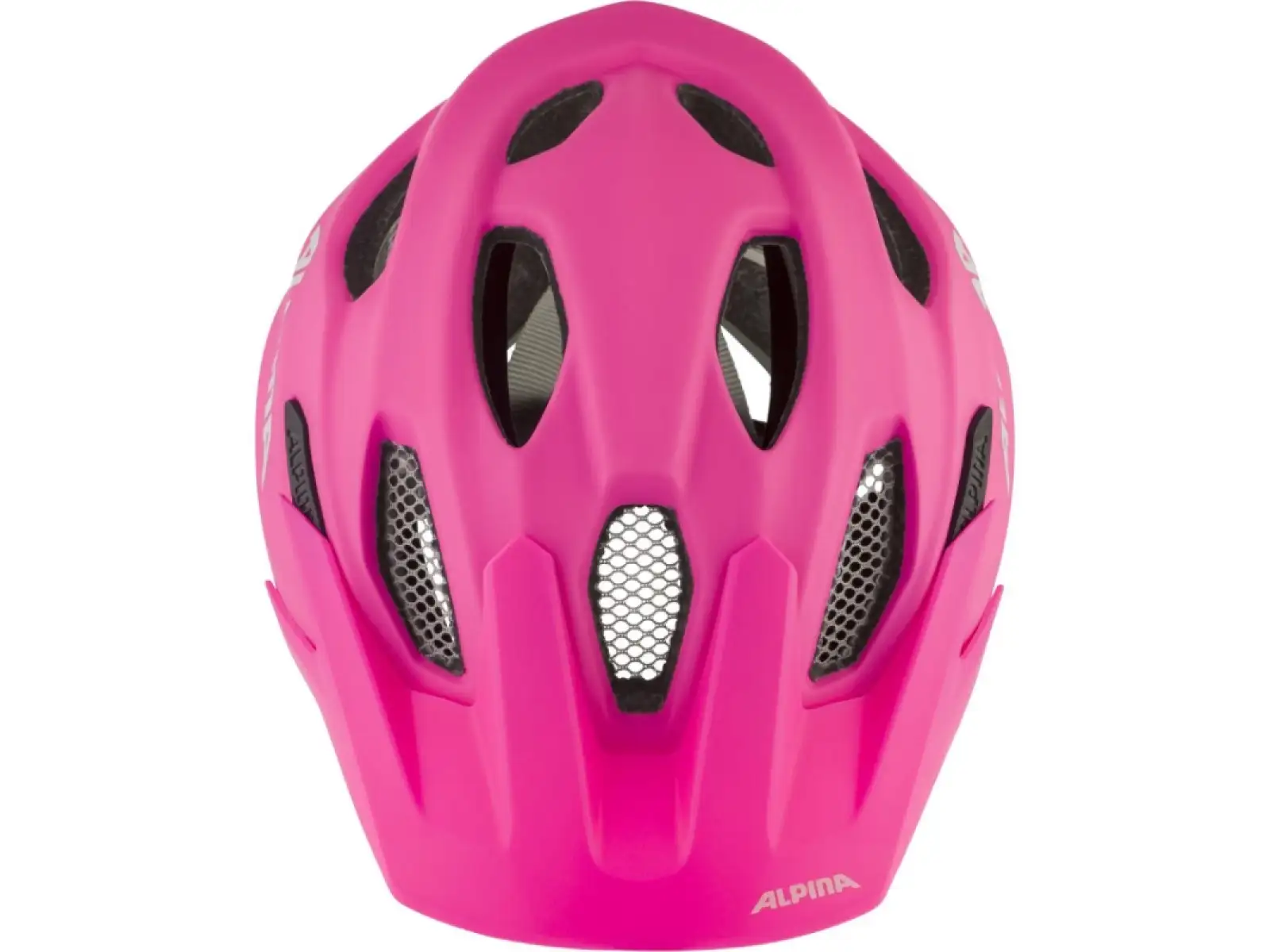Alpina Carapax JR. cyklistická prilba Shocking Pink Matt