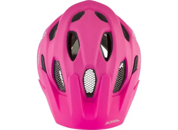 Alpina Carapax JR. cyklistická prilba Shocking Pink Matt