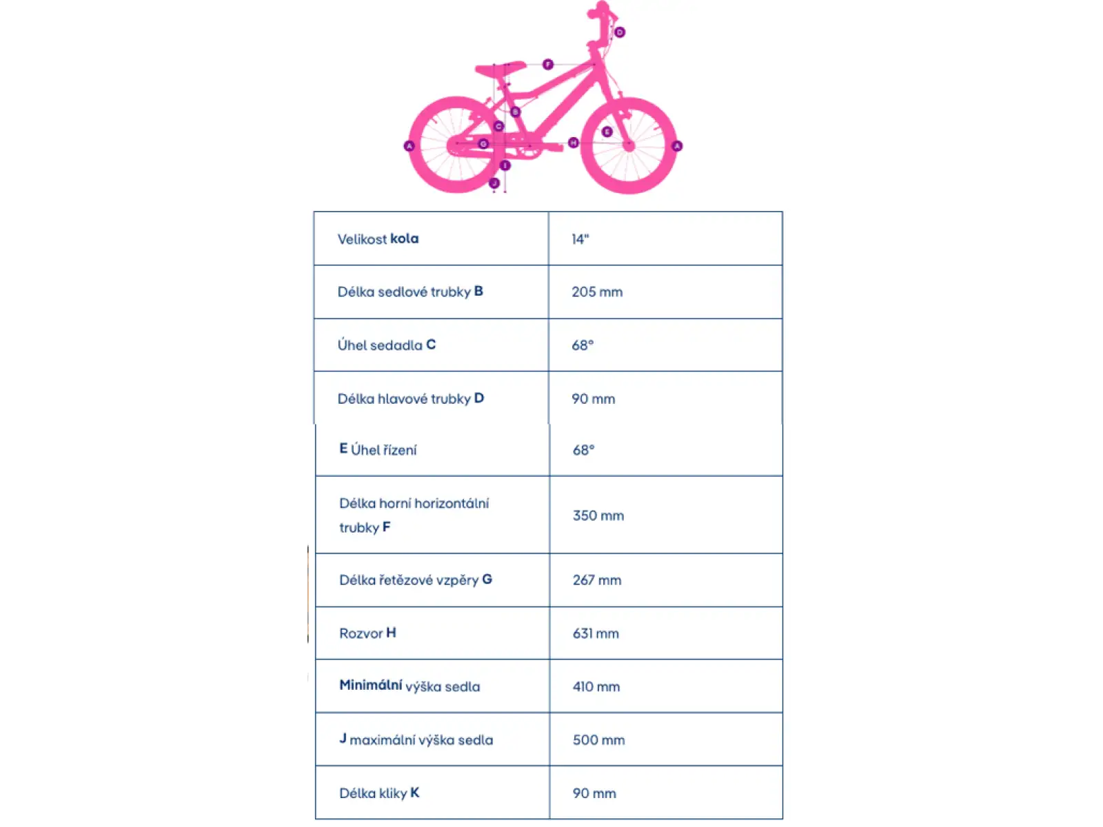 Academy Grade 2 Edition Funtasy detský bicykel 14" modrá