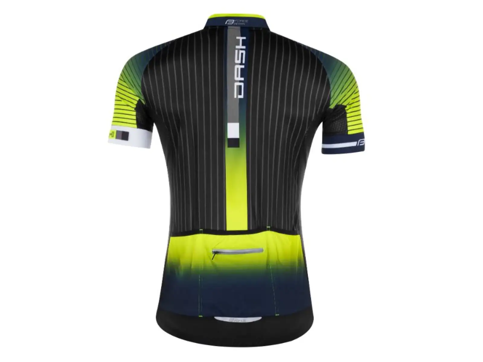 Force Dash pánsky dres krátky rukáv modrá/fluo/čierna