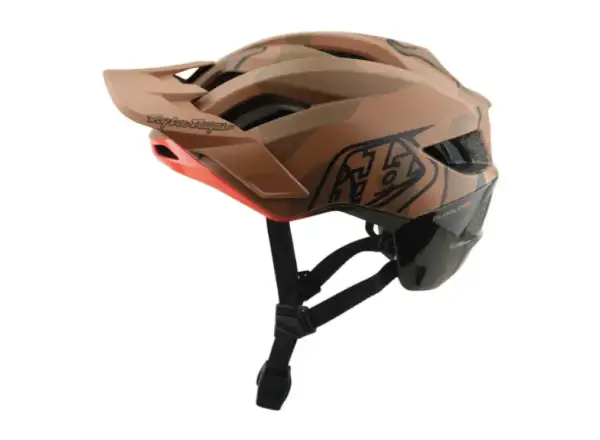 Troy Lee Designs Flowline SE MIPS prilba Badge Sienna Camo