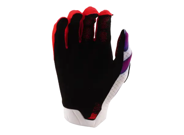 Troy Lee Designs Youth Air Overspray detské rukavice White/Violet