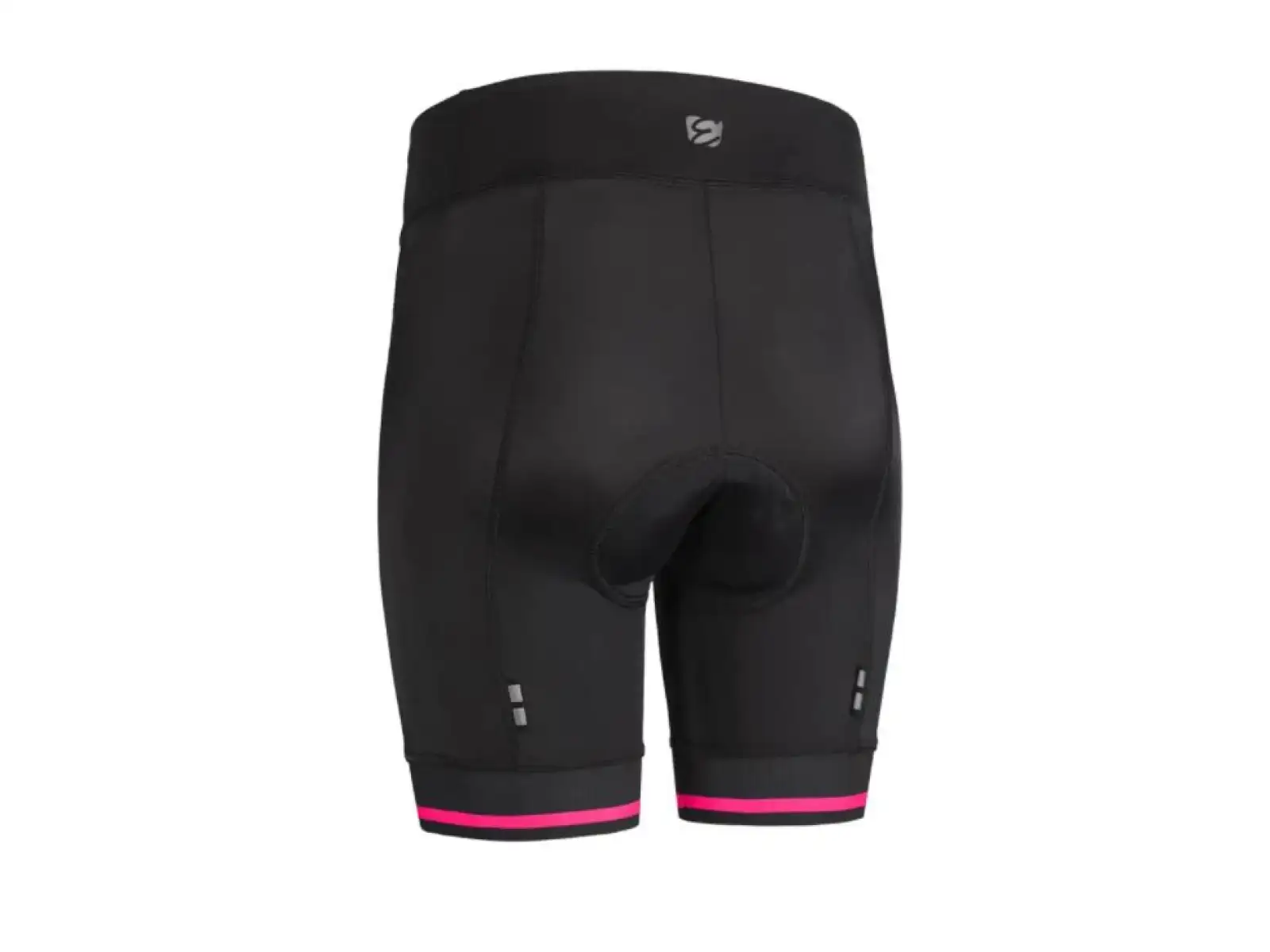 Dámske šortky Etape Sara s podšívkou black/pink