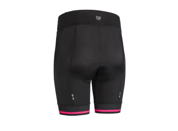 Dámske šortky Etape Sara s podšívkou black/pink