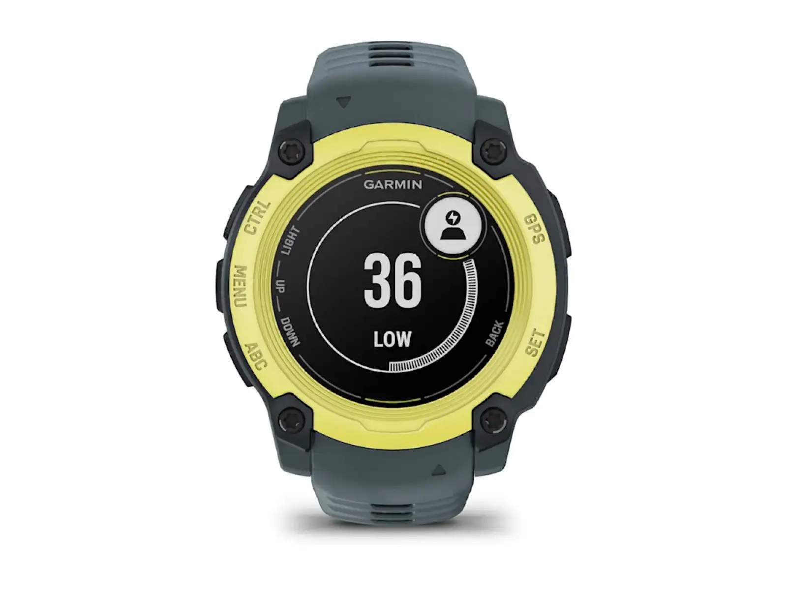 Garmin Instinct E 40 mm inteligentné hodinky Electric Lime/Twilight remienok