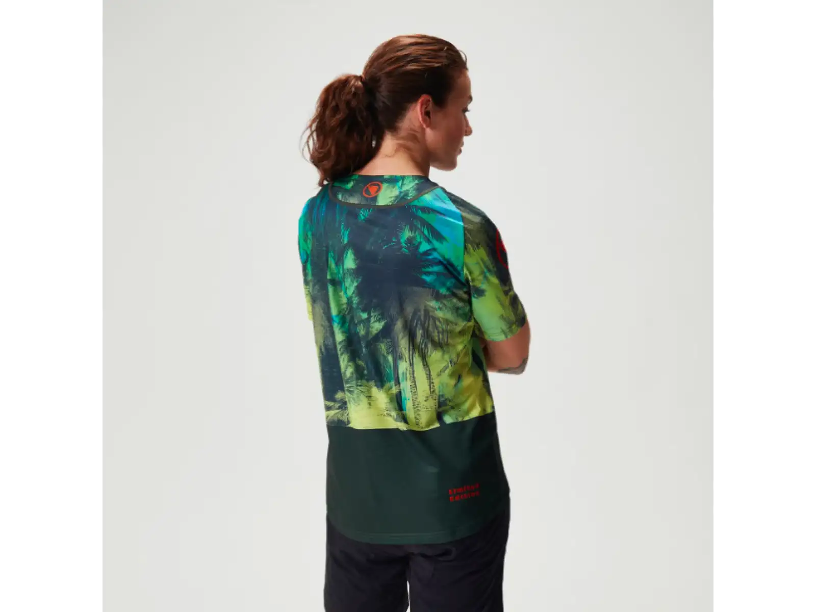 Endura Tropical Tee Print LTD dámsky dres krátky rukáv Ghillie Green