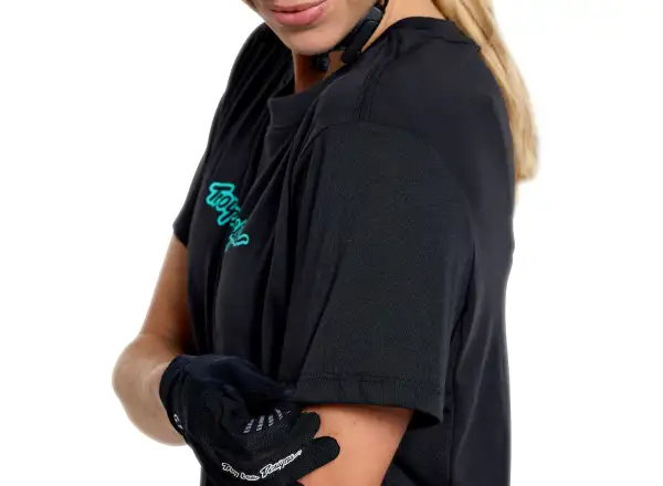 Troy Lee Designs Lilium Ride dámsky dres krátky rukáv Signature Black