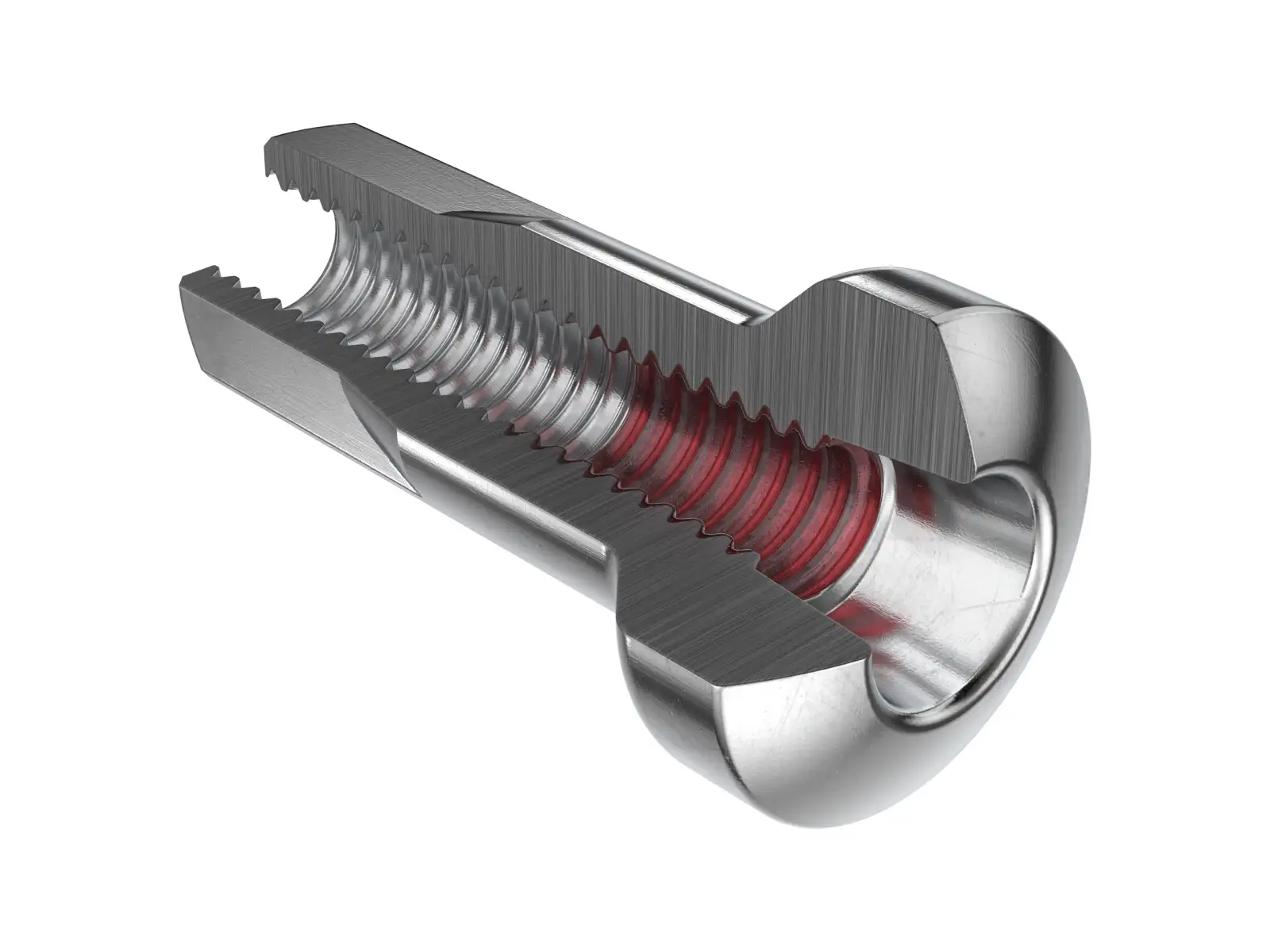 DT Swiss Hidden ProLock mosadzný nipl 2.0 x 12 mm strieborná