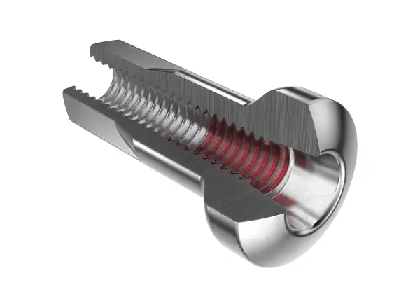 DT Swiss Hidden ProLock mosadzný nipl 2.0 x 12 mm strieborná