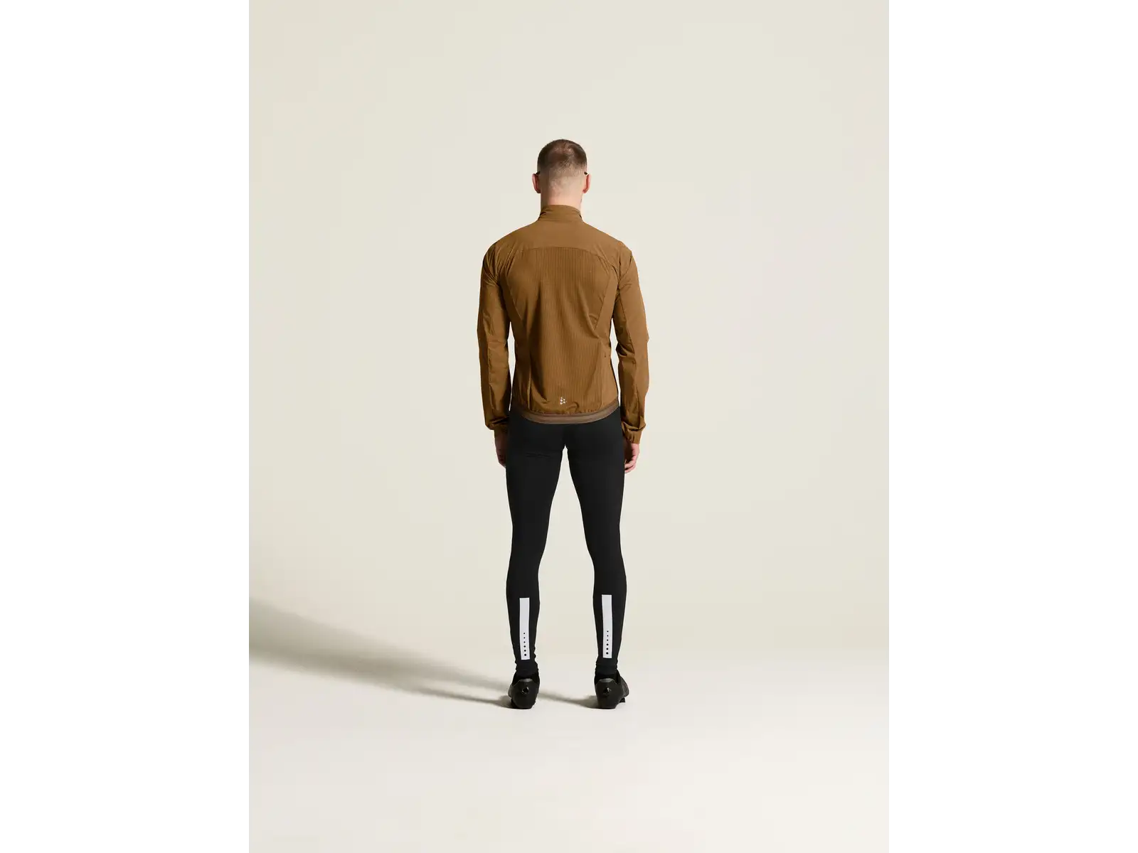 CRAFT Endur Light Wind pánska cyklistická bunda hnedá