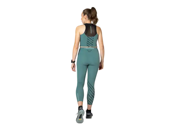 Dynafit Trail Crop Top dámske tričko bez rukávov Atlantic