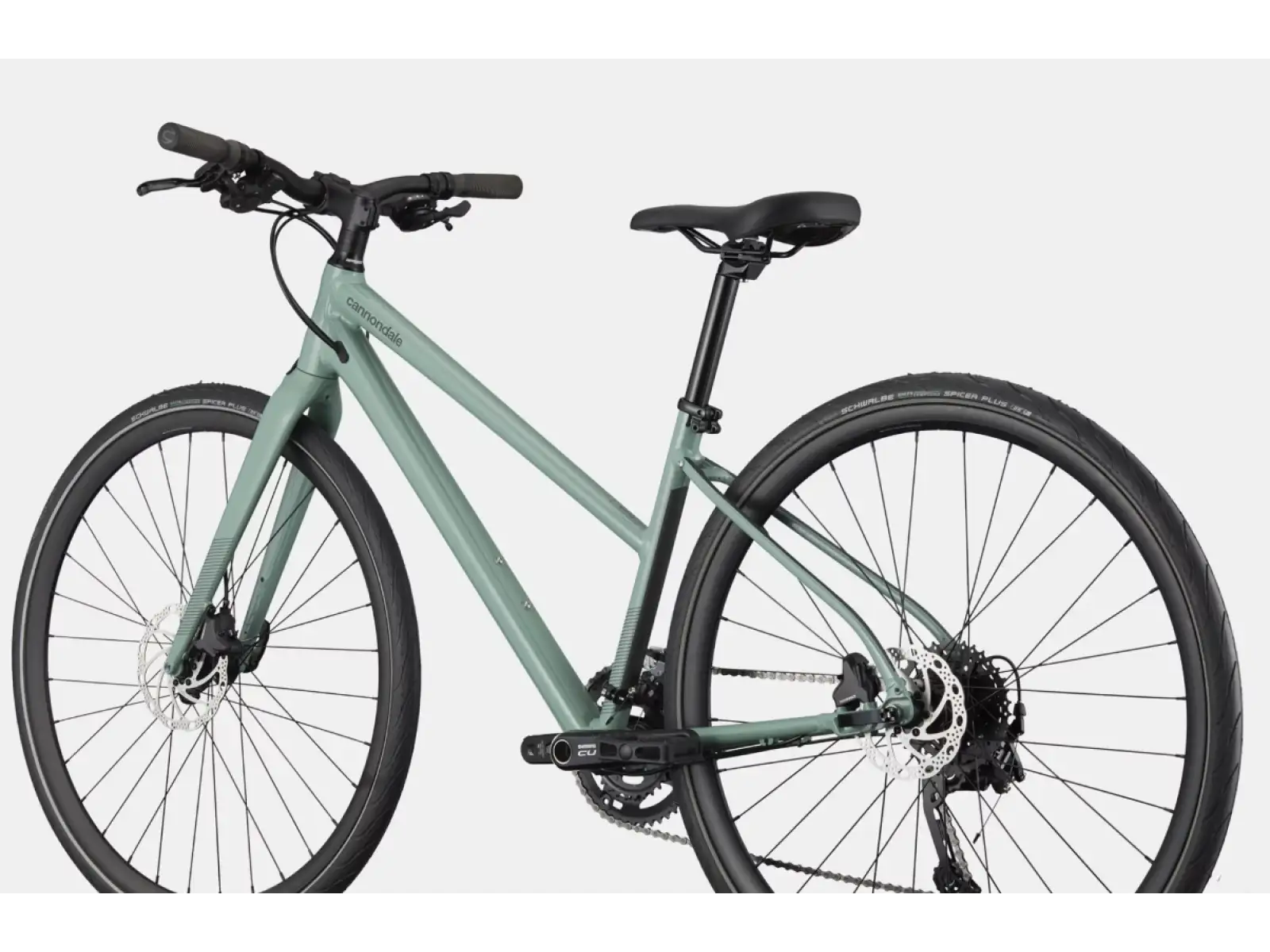 Cannondale Quick 3 Remixte Step-thru trekingový bicykel Sage