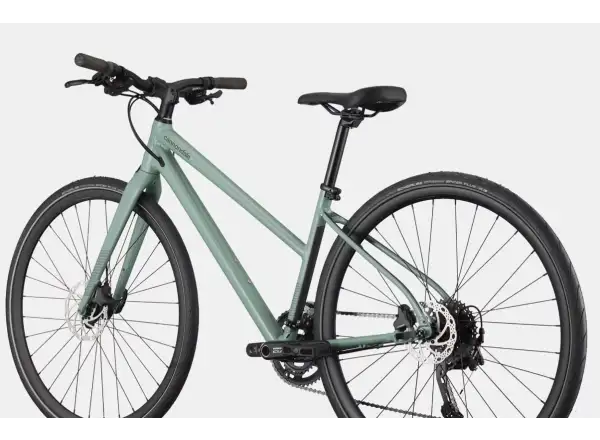 Cannondale Quick 3 Remixte Step-thru trekingový bicykel Sage