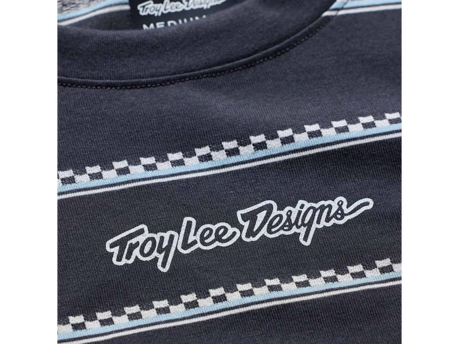 Troy Lee Designs Skyline Ride pánsky dres krátky rukáv Checked Out Carbon