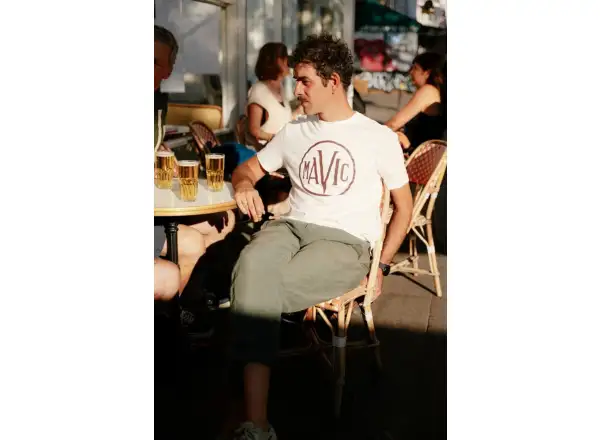 Mavic Heritage Logo pánske tričko krátky rukáv Off White