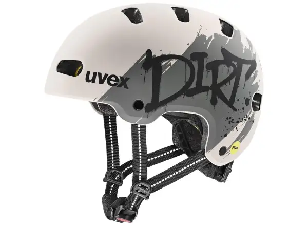 Uvex Kid 4 Style Mips detská prilba Dirt Warm Grey Matt