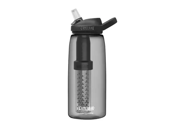Camelbak Eddy+ fľaša 1l LifeStraw Charcoal