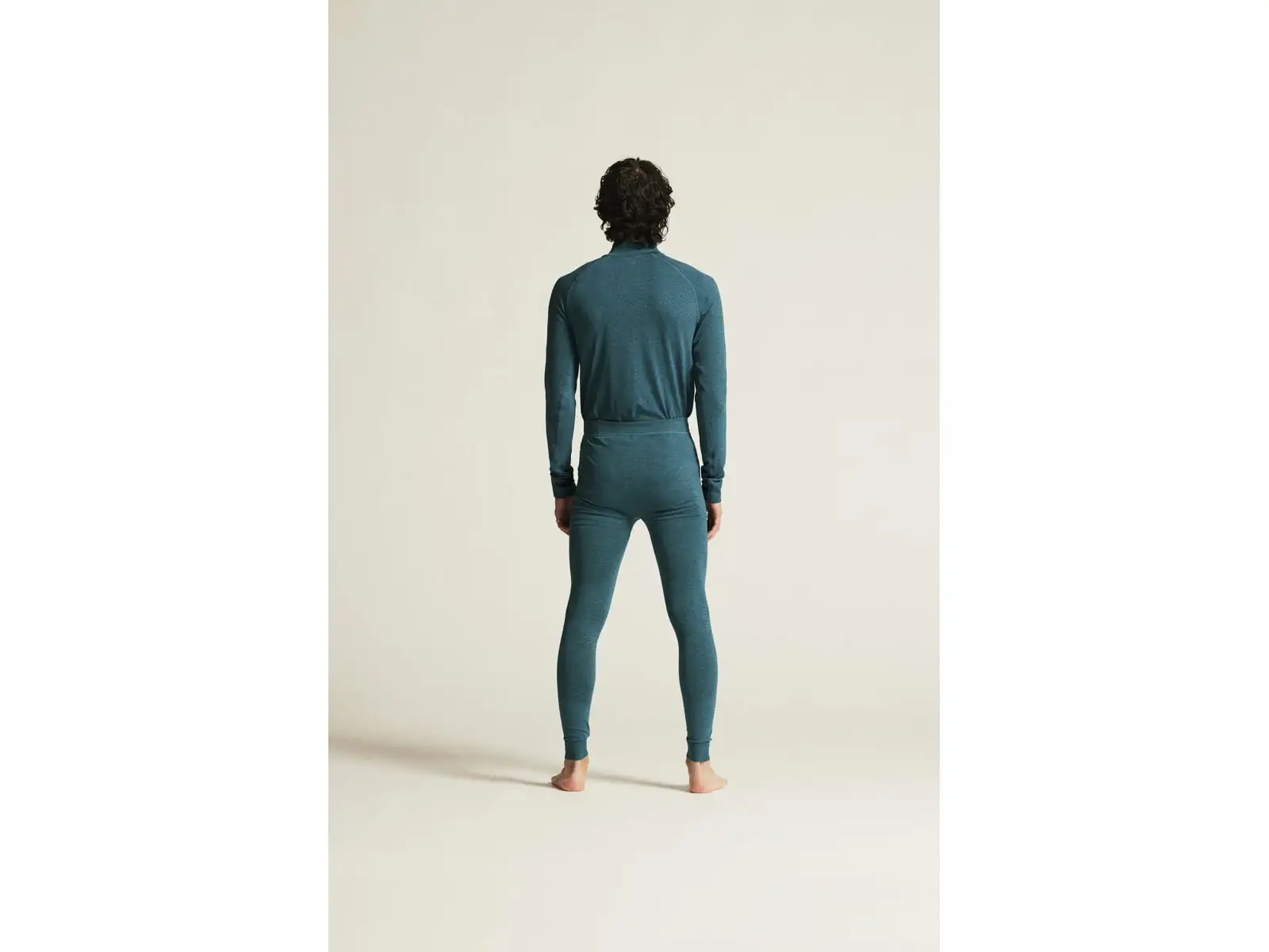 Craft Core Dry Active Comfort Zip pánske tričko dlhý rukáv zelená