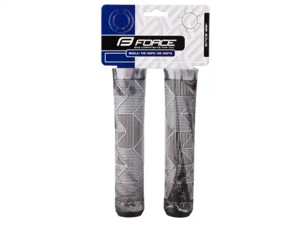 Foce BMX145 gumové gripy čierna/sivá
