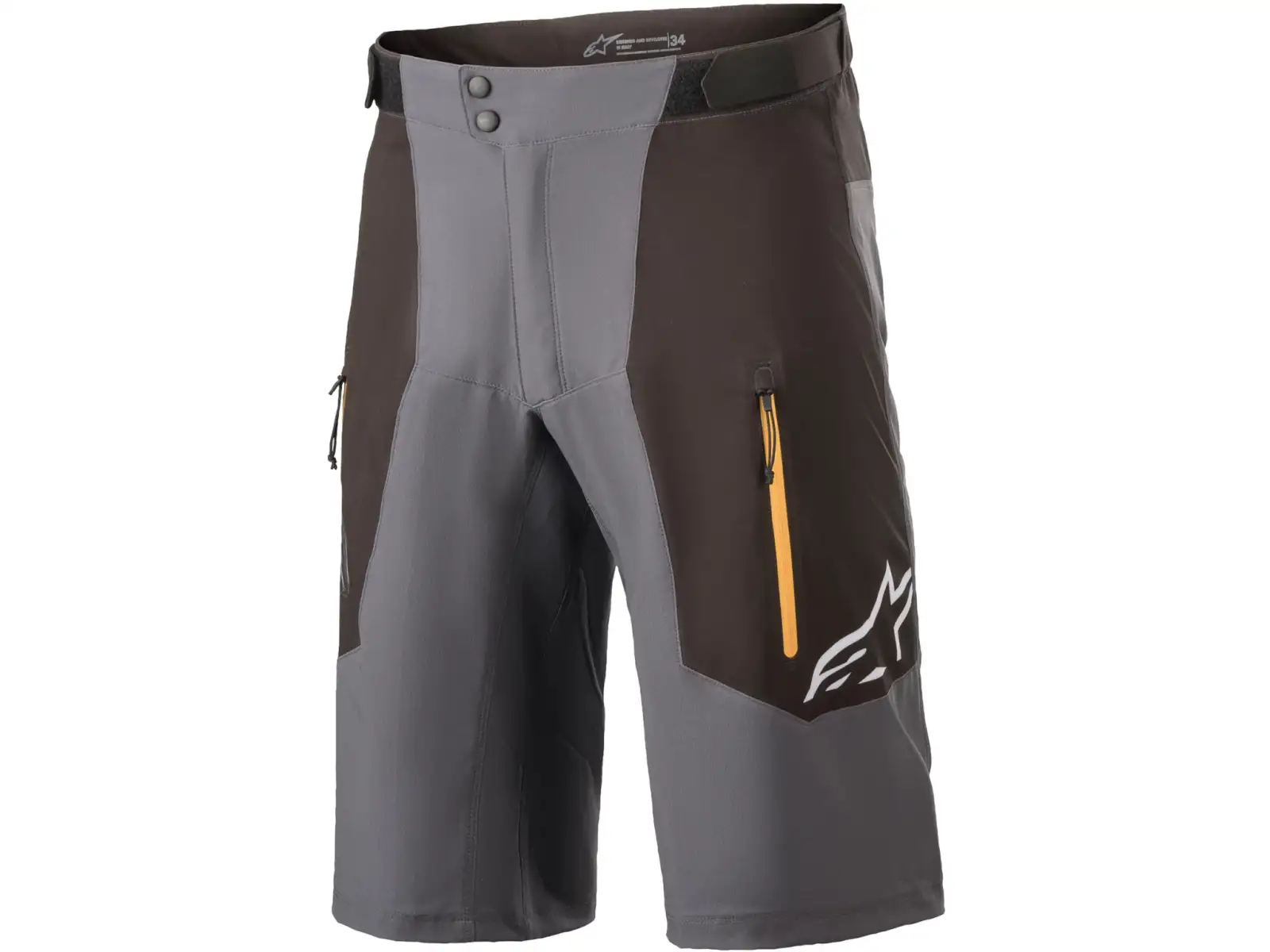 Pánske šortky Alpinestars ALPS 6.0 Black/Tangerine