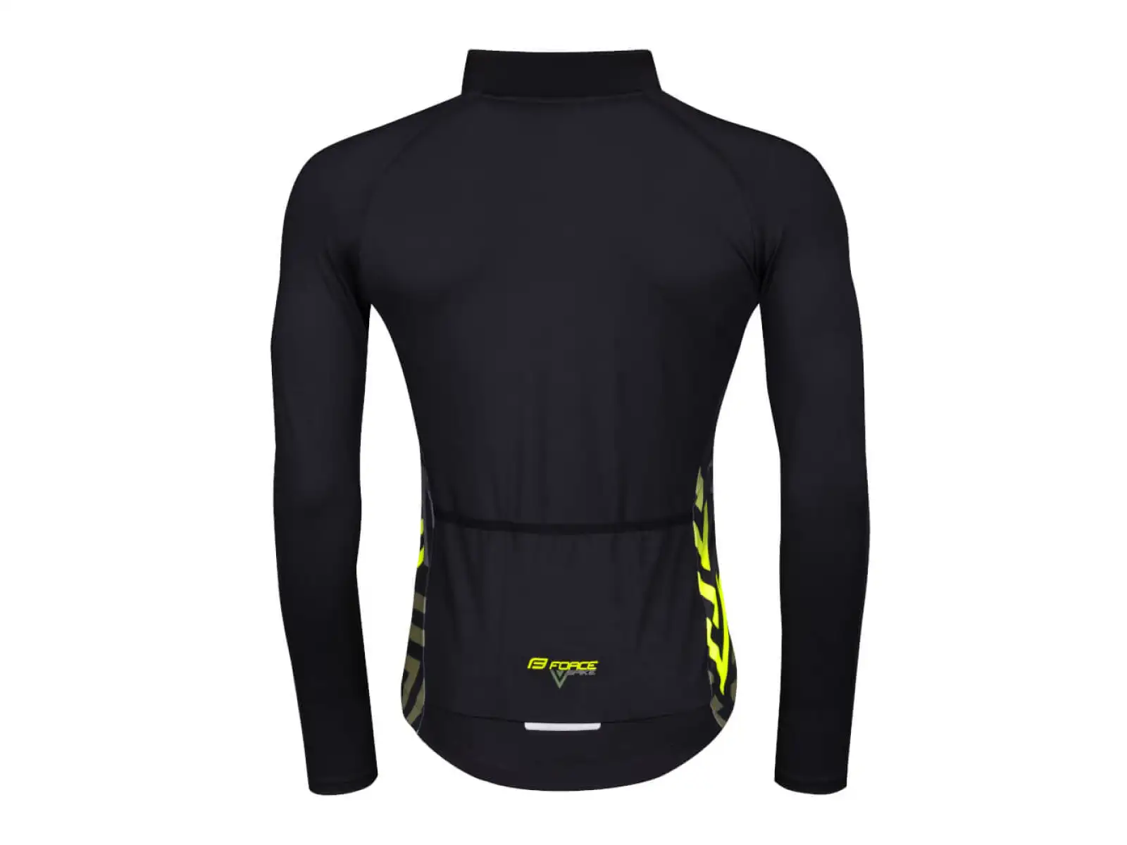 Force Spike pánsky dres dlhý rukáv čierna/fluo