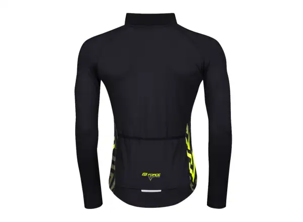 Force Spike pánsky dres dlhý rukáv čierna/fluo