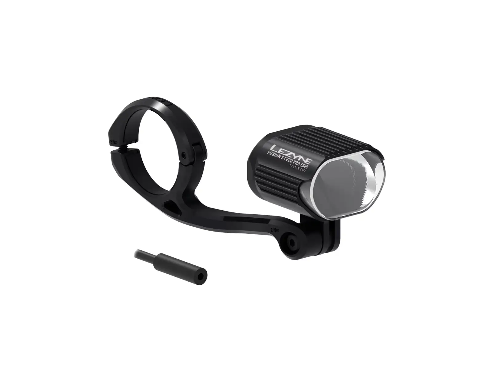 Lezyne E-Bike Fusion Pro StVZO E600 predné svetlo Black