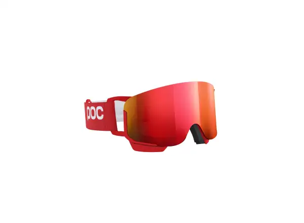 POC Nexal Mid lyžiarske okuliare Prismane Red/Partly Sunny Red