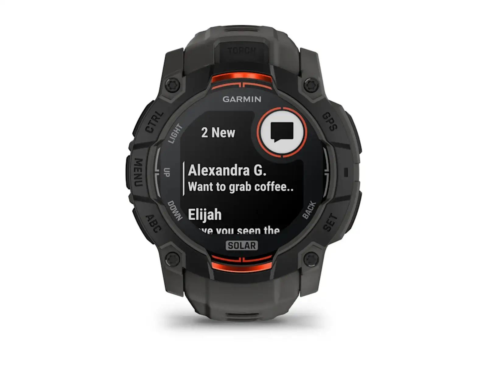Garmin Instinct 3 Solar 50 mm inteligentné hodinky Black/Charcoal remienok