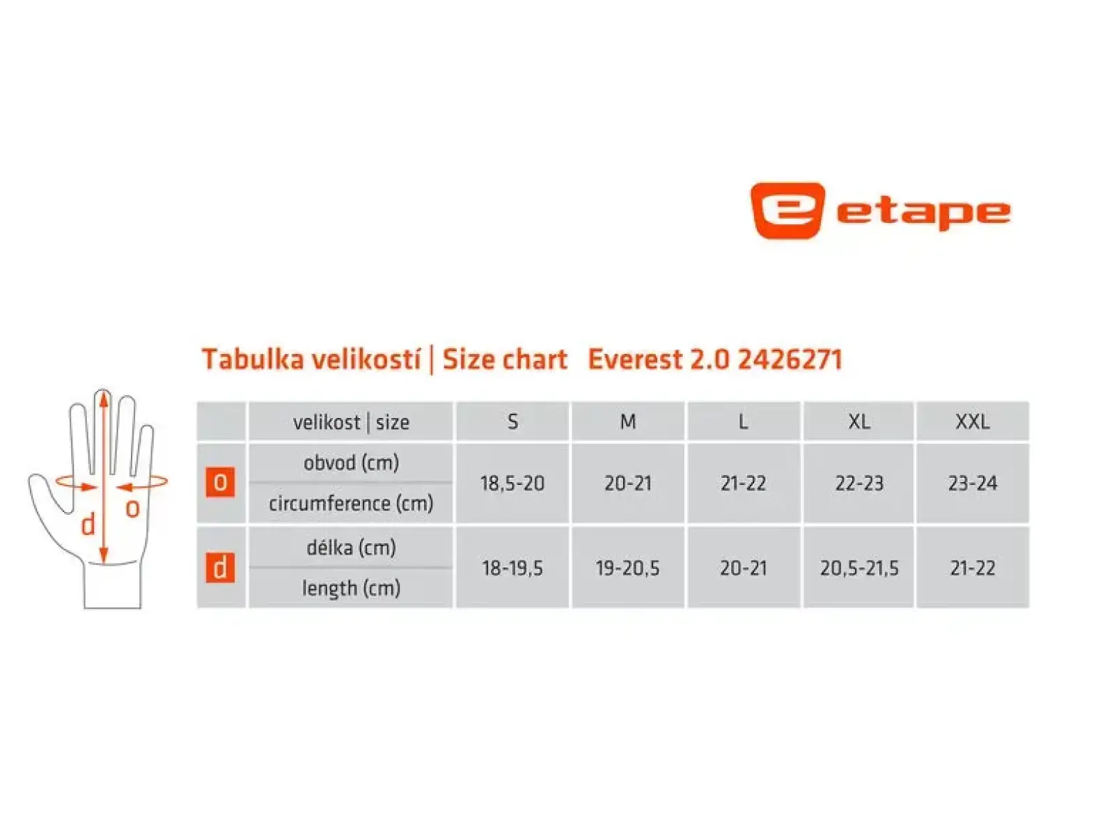 Etape Everest 2.0 zimné rukavice čierna/reflex