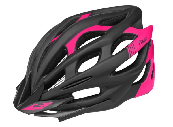 Etape Vesper dámska cyklistická prilba čierna/ružová matná