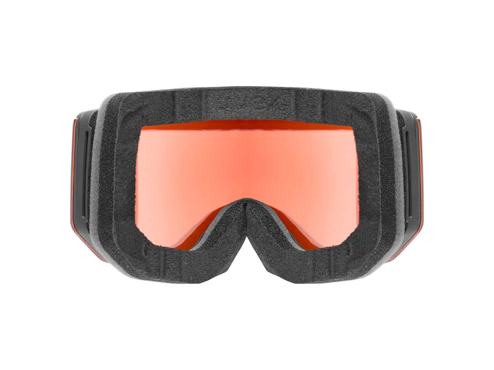 Uvex Lace Attract FM lyžiarske okuliare black matt/red - orange