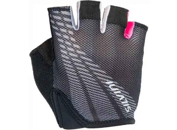 Silvini Team detské rukavice black/pink