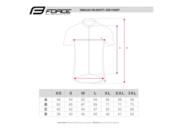 Force Smooth pánsky dres krátky rukáv modrá/čierna