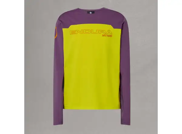 Endura MT500 Junior detský dres dlhý rukáv Citrus
