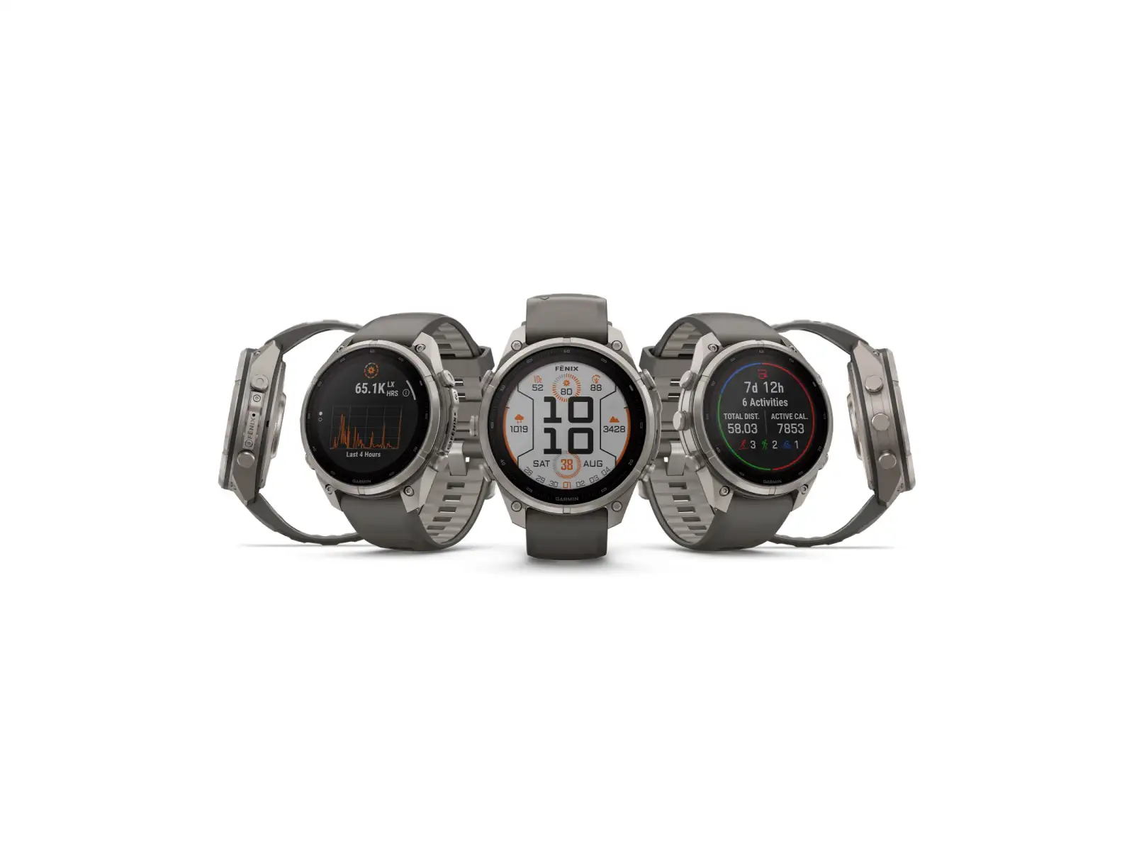Garmin Fénix 9 Pro inReach Solar 47 mm Titanium Pebble Gray/Silver Gray