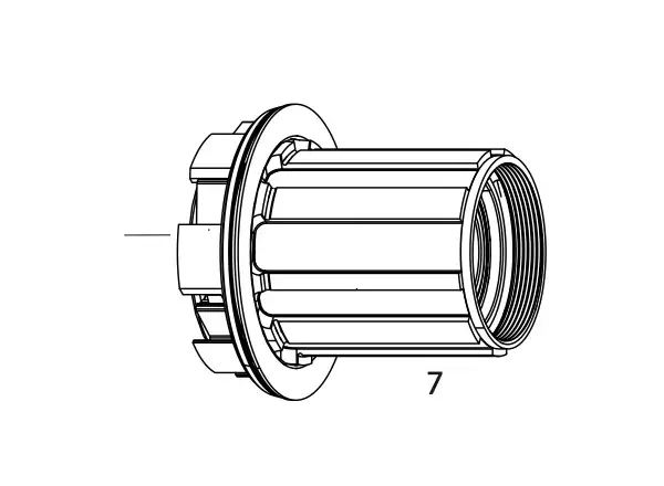 Zipp Freehub Kit - orech pre náboje ZR1 11sp.