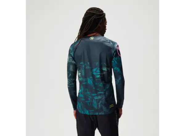 Endura Tropical Print LTD pánsky dres dlhý rukáv Grey