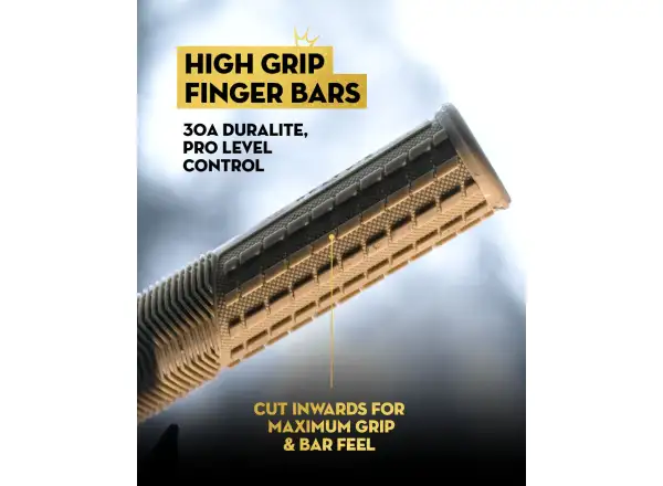 Peatys Monarch Pro Knurl Thin gripy Black