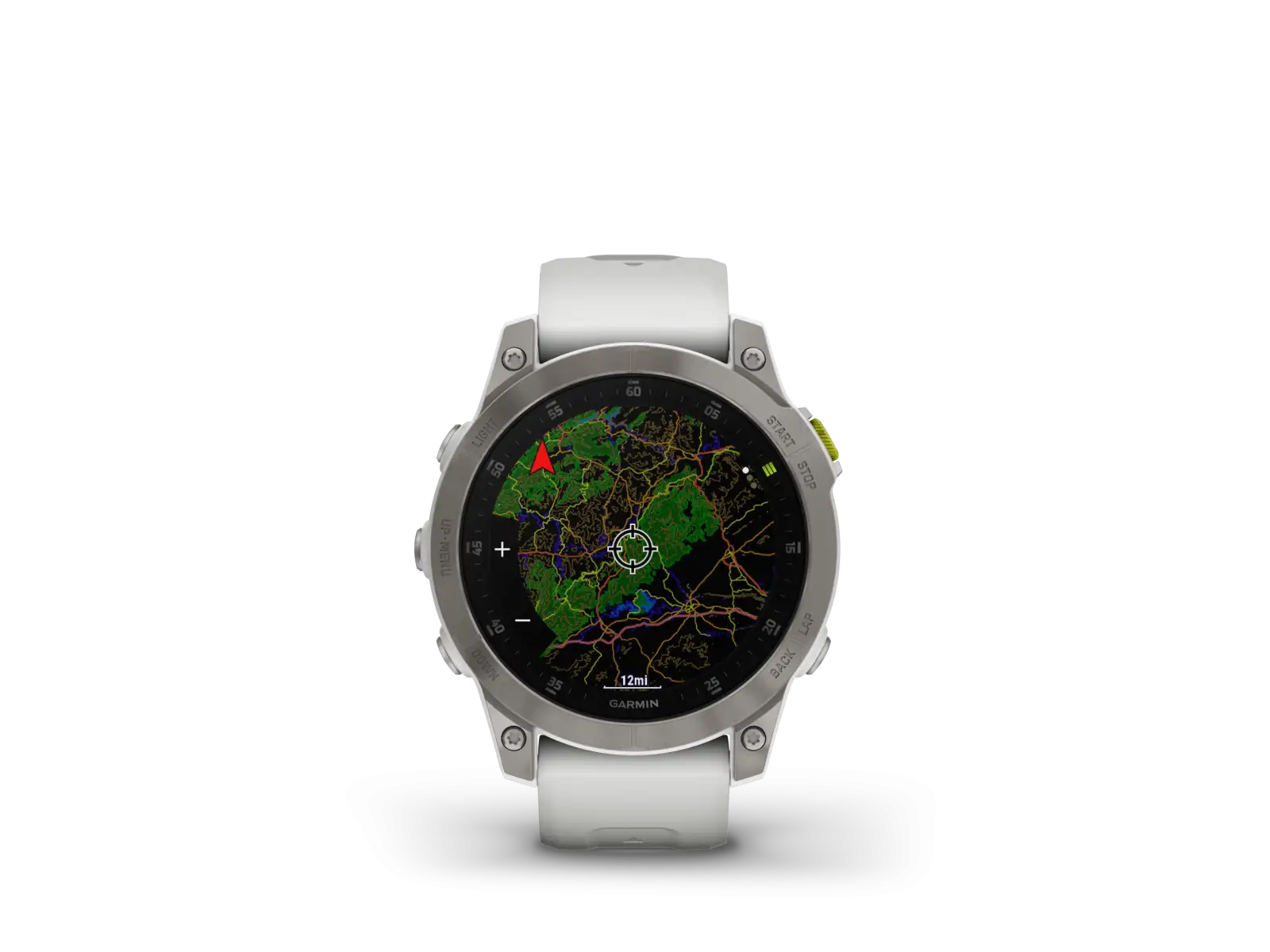 Garmin epix Gen 2 Sapphire Edition smart hodinky Titanium/White