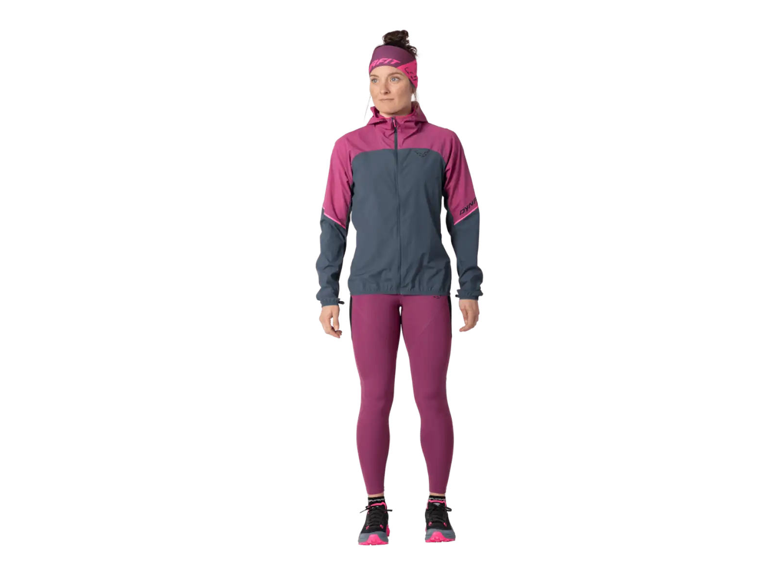 Dynafit Alpne Wind dámska bežecká bunda Magenta