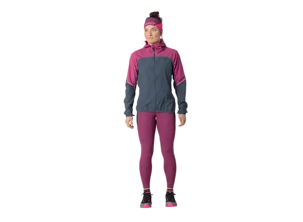 Dynafit Alpne Wind dámska bežecká bunda Magenta