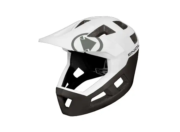 Endura SingleTrack Full Face prilba White