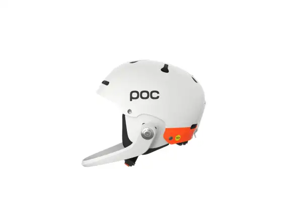 POC Artic SL MIPS lyžiarska prilba Hydrogen White/Fluorescent Orange
