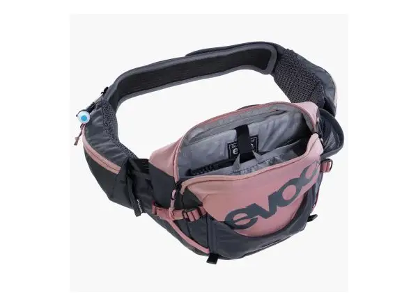 Evoc Hip Pack Pro 3 l ľadvinka Dusty Pink/Carbon Grey + hydrovak 1,5 l