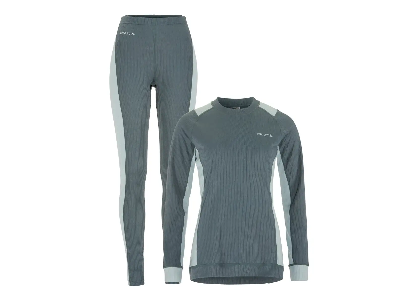 Craft Core Dry Baselayer dámska súprava tričko dlhý rukáv+nohavice modrá