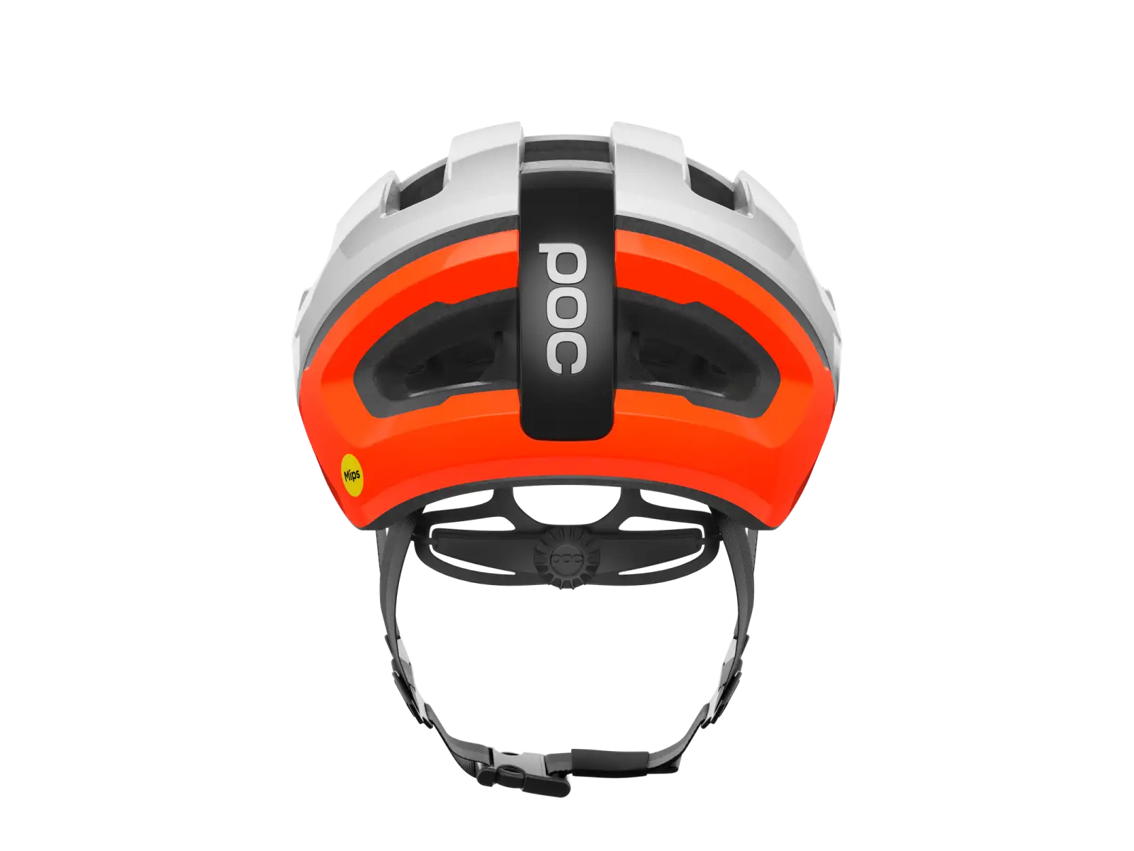 POC Omne Air MIPS cestná prilba Hydrogen White/Fluorescent Orange