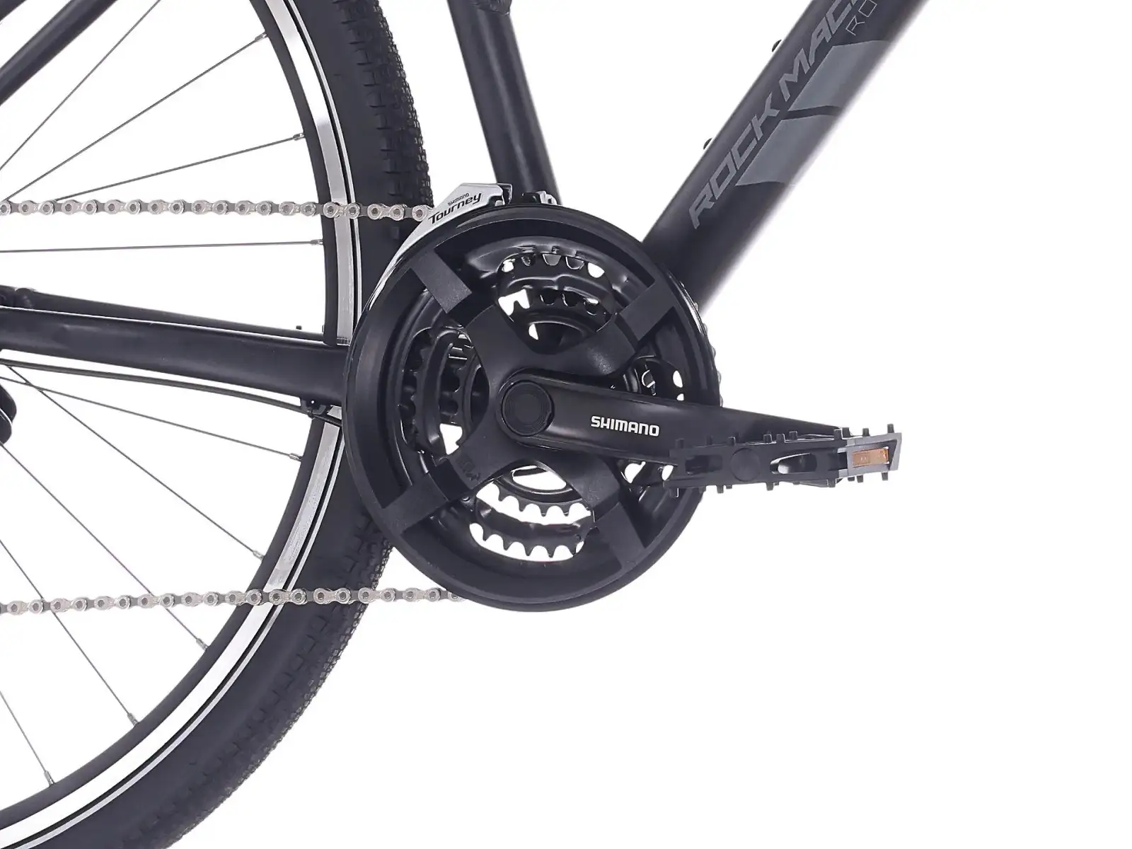 Rock Machine Rokk 30 Easy Entry trekingový bicykel Matte Black