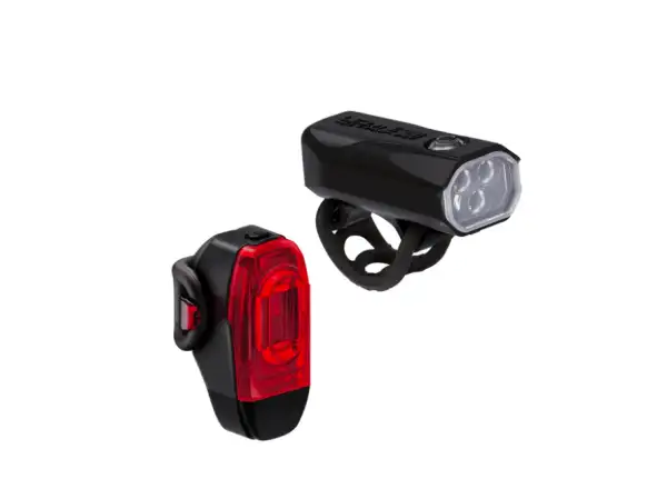 Lezyne KTV Drive Pro 300+ / KTV Drive+ súprava svetiel Black/Black